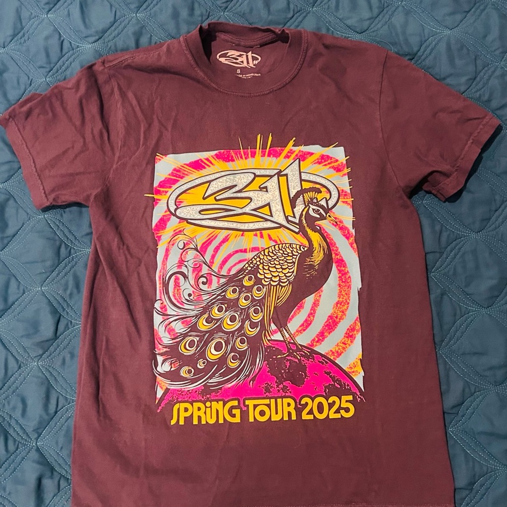 311 Spring Tour 2025 Graphic T-Shirt small sold out peacock brand new 45